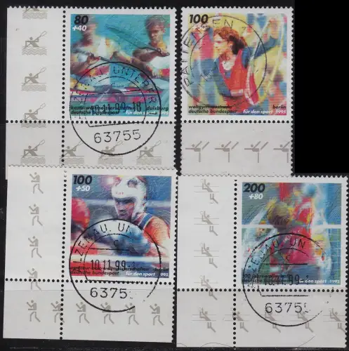 GERMANY BUND [1995] MiNr 1777-80 ( O/used ) [01] Sport