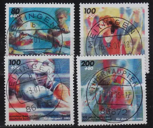 GERMANY BUND [1995] MiNr 1777-80 ( O/used ) [02] Sport
