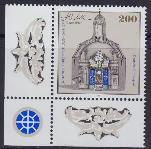 GERMANY BUND [1995] MiNr 1787 ( **/mnh ) [01] Bauwerke