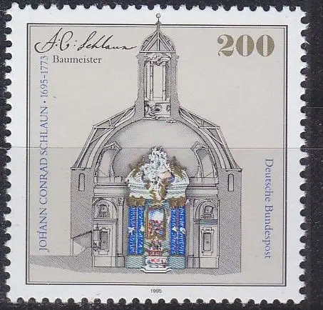 GERMANY BUND [1995] MiNr 1787 ( **/mnh ) Bauwerke