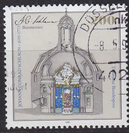 GERMANY BUND [1995] MiNr 1787 ( O/used ) Bauwerke