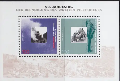 GERMANY BUND [1995] MiNr 1794-95 Block 31 ( **/mnh )