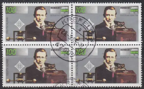 GERMANY BUND [1995] MiNr 1803 4er ( O/used ) [01]