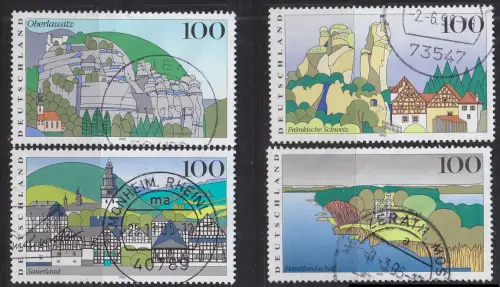GERMANY BUND [1995] MiNr 1807-10 ( O/used ) Landschaft