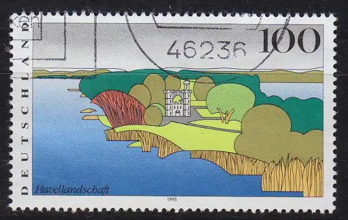 GERMANY BUND [1995] MiNr 1808 ( O/used ) Landschaft