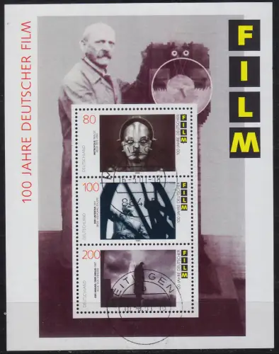 GERMANY BUND [1995] MiNr 1815-17 Block 33 ( O/used ) [01]