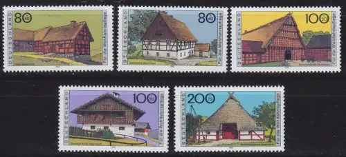 GERMANY BUND [1995] MiNr 1819-23 ( **/mnh ) Bauwerke