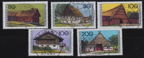 GERMANY BUND [1995] MiNr 1819-23 ( O/used ) [02] Bauwerke