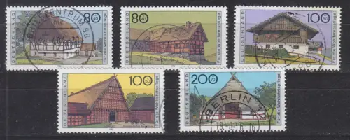 GERMANY BUND [1995] MiNr 1819-23 ( O/used ) Bauwerke