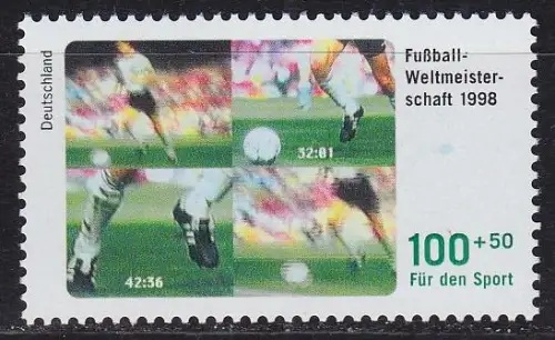 GERMANY BUND [1998] MiNr 1968 ( **/mnh ) Sport