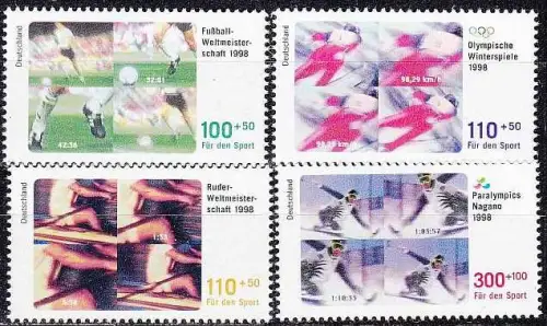 GERMANY BUND [1998] MiNr 1968-71 ( **/mnh ) Sport