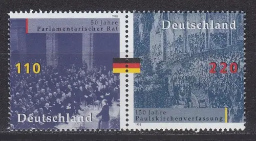 GERMANY BUND [1998] MiNr 1986-87 ( **/mnh )