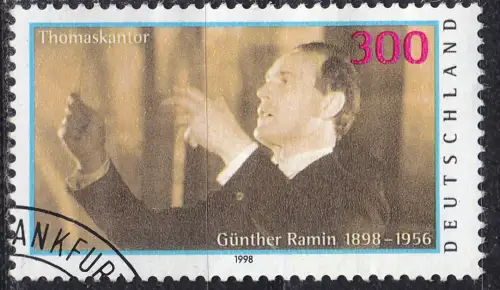 GERMANY BUND [1998] MiNr 2020 ( O/used ) Musik