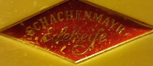Schachenmayr Edel-Seife Stück á 160g ABSOLUTE RARITÄT alt, doch noch kräftig im Duft