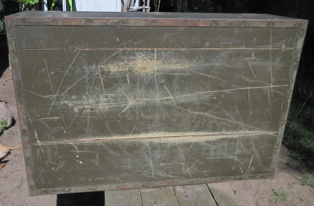  Transportkiste Holzkiste Bundeswehr für Ausbildung  Funksprechbetrieb 60-80er 15