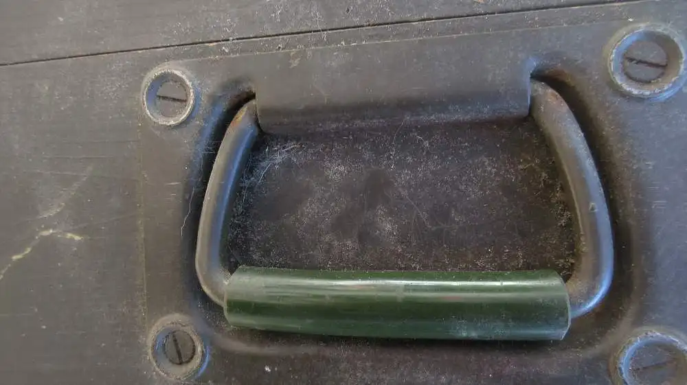  Transportkiste Holzkiste Bundeswehr für Ausbildung  Funksprechbetrieb 60-80er 8