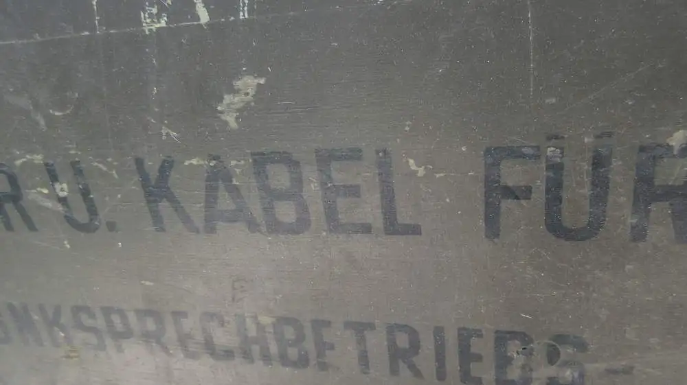  Transportkiste Holzkiste Bundeswehr für Ausbildung  Funksprechbetrieb 60-80er 9