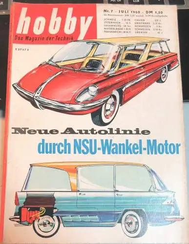 hobby Das Magazin der Technik Juli 1960 Nr. 7. 