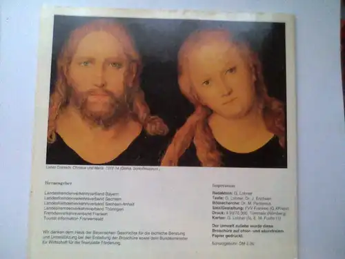 Auf den Spuren von Lucas Cranach von Georg Lohner und Dr. J. Erichsen