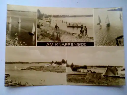 Knappensee - Hoyerswerda Mehrbildkarte Am Knappensee (gelaufen) Ansichtskarte