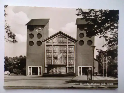 Düsseldorf-Reisholz Kath. Kirche Katholische Kirche (ungelaufen) Ansichtskarte