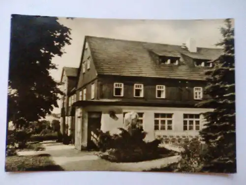 Seiffen Kurort Seiffen Erzgebirge - Zentrag Ferienheim Nußknackerbaude (1970 gelaufen) Ansichtskarte