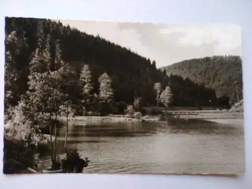 Frankenwald - Waldsee im Frankenwald (gelaufen) Ansichtskarte