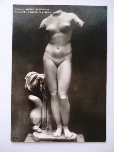 Rom - Museum - Museo Nazionale Romano - Venere di Cirene - Skulptur Italien (ungelaufen) Postkarte / Ansichtskarte