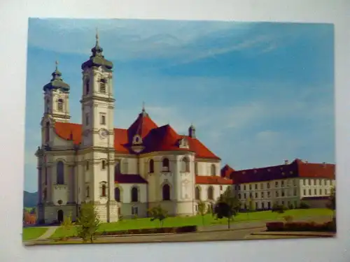 Ottobeuren - Benediktiner-Abtei - Basilika St. Alexander Theodor (ca. 1999 gelaufen) Ansichtskarte