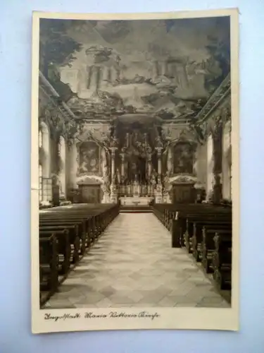 Ingolstadt Maria-Viktoria-Kirche Kirche Maria de Victoria Barock (1951 gelaufen) Postkarte / Ansichtskarte