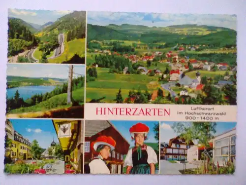 Hinterzarten Luftkurort im Hochschwarzwald 900-1400 m Tracht Trachten etc. Mehrbildkarte (ungelaufen) Ansichtskarte