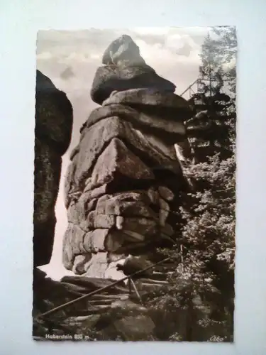 Haberstein 850 m - Luisenburg bei Wunsiedel, größtes Felsenlabyrinth Europas - Bayern Fichtelgebirge Felsen Echte Photographie (ungelaufen) Ansichtskarte