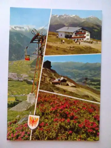Kronplatz 2270 m - Pustertal - Seilbahn etc. Mehrbildkarte - Suedtirol Südtirol Italien (ungelaufen, aber 1976 etwas beschrieben) Ansichtskarte