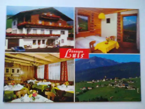 Meransen - Pension Luis - Restaurant etc. Mehrbildkarte - Suedtirol Südtirol Italien (ungelaufen) Ansichtskarte