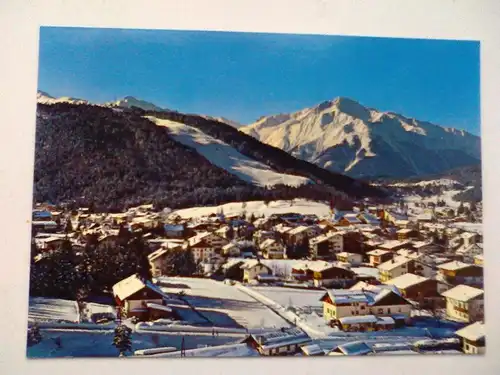 Seefeld in Tirol 1200 m mit Gschwandtkopf 1450 m - Winter - Österreich (ungelaufen, aber 1989 etwas beschrieben) Ansichtskarte