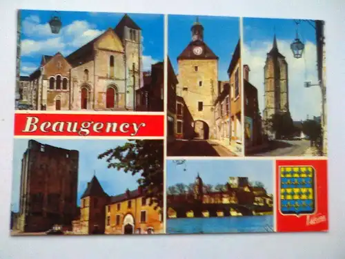 Beaugency - Kirche Notre-Dame etc. Mehrbildkarte - Loiret Frankreich (ungelaufen) Ansichtskarte