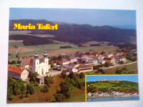 Maria Taferl - Luftaufnahme - Barocke Basilika etc. Mehrbildkarte - Niederösterreich Österreich (ungelaufen) Ansichtskarte
