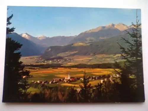 Reischach Riscone - Panorama - Pustertal Trentino-Südtirol Italien (ungelaufen, aber 1976 mit einem Datum beschriftet) Ansichtskarte