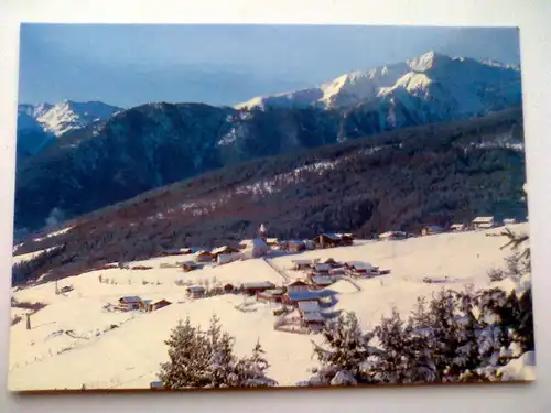 Meransen/Gitschberg - Panorama - Skivergnügen Eisacktal Winter - Südtirol Italien (ungelaufen) Ansichtskarte