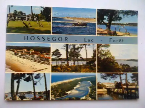 Hossegor - Lac - Foret - Golf Schiff Strand etc. Mehrbildkarte - Soorts-Hossegor Landes Frankreich (ungelaufen) Ansichtskarte