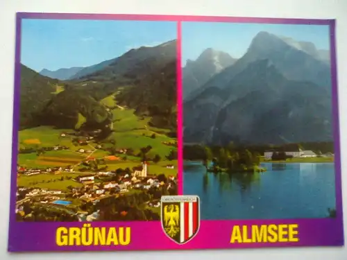 Grünau im Almtal - Almsee - Gruenau - Mehrbildkarte - Oberösterreich Österreich (ungelaufen) Ansichtskarte