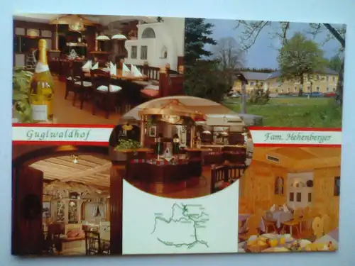 Guglwald - Gasthof Pension Guglwaldhof - Restaurant etc. Mehrbildkarte - Schönegg Schoenegg Oberösterreich Österreich (ungelaufen) Ansichtskarte