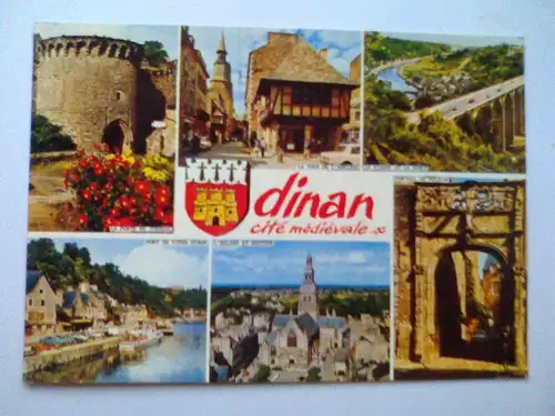 Dinan - Cite Medievale - Basilika Saint-Sauveur Hafen etc. Mehrbildkarte - Côtes-d’Armor Frankreich (ungelaufen) Ansichtskarte