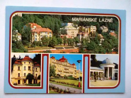 Marienbad - Marianske Lazne - Tschechoslowakei - Mehrbildkarte (ungelaufen) Ansichtskarte