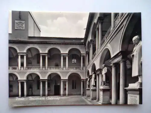 Pavia - Universität - Lombardei Italien (ungelaufen) Ansichtskarte