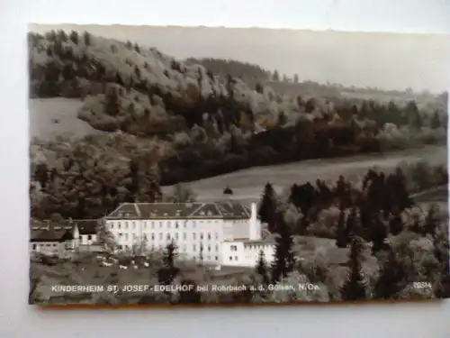 Rohrbach an der Gölsen - Kinderheim St. Josef - Edelhof - Echte Fotografie - Goelsen Niederösterreich Österreich (ungelaufen) Ansichtskarte