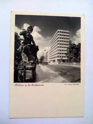Berlin - Hochhaus an der Bendlerbrücke Bendlerbruecke (ungelaufen) Ansichtskarte
