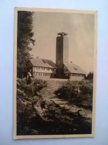 Fohrenbühl - Gedächtnishaus auf dem Fohrenbuehl - Gedaechtnishaus - Baden-Württemberg (1926 gelaufen und mit Stempel Schwarzwaldverein) Ansichtskarte
