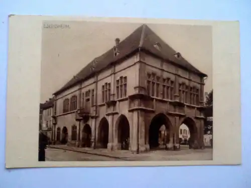 Ensisheim / Anze - Haus - Renaissancegebäude - ehemaliger Regentenpalast - Rathaus - Elsass (ungelaufen) Ansichtskarte