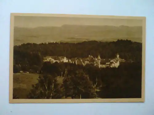 Königsfeld im Schwarzwald - Blick vom Engele - Panorama - Luftkurort - Echt Kupferdruck - Baden-Württemberg (ungelaufen) Ansichtskarte